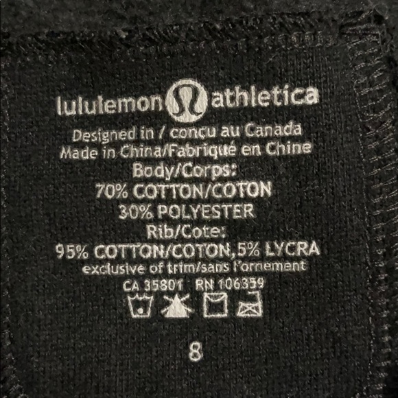 ❌sold❌Lululemon Scuba Hoodie in Black - Picture 6 of 8
